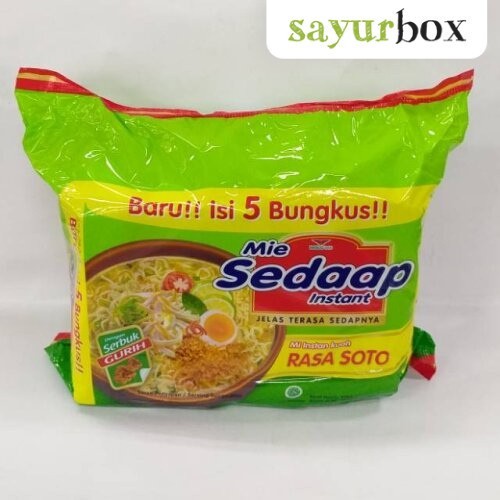 

Sedaap Mie Soto isi 5 bungkus x 75 gram Sayurbox