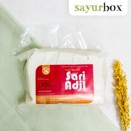 

UD Sari Adil Tahu Kotak Putih 500 gram Sayurbox