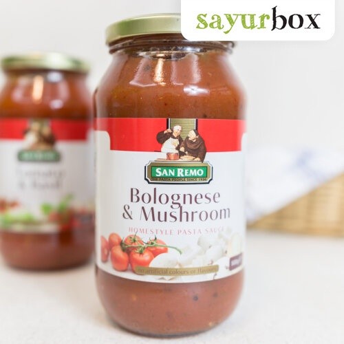 

San Remo Pasta Sauce Bolognese and Mushroom 500 gram Sayurbox