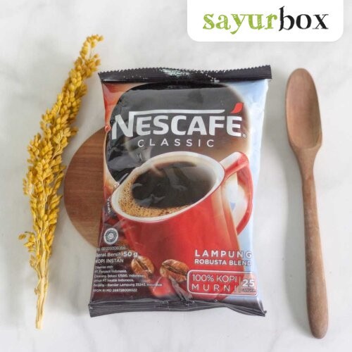 

Nescafe Classic Bag Kopi Instan 50 gram Sayurbox