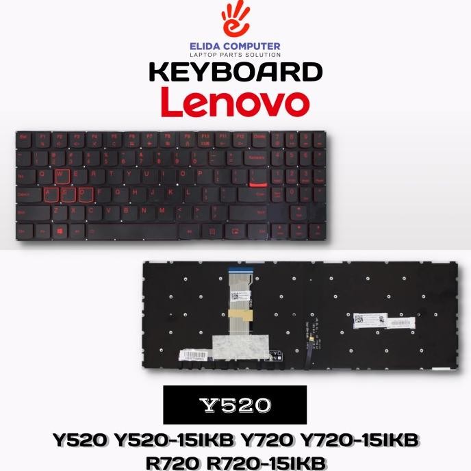 Ready Stock Keyboard Lenovo Legion Y7000 Y7000P Y520-15 Y530-15 Y530-15Ich