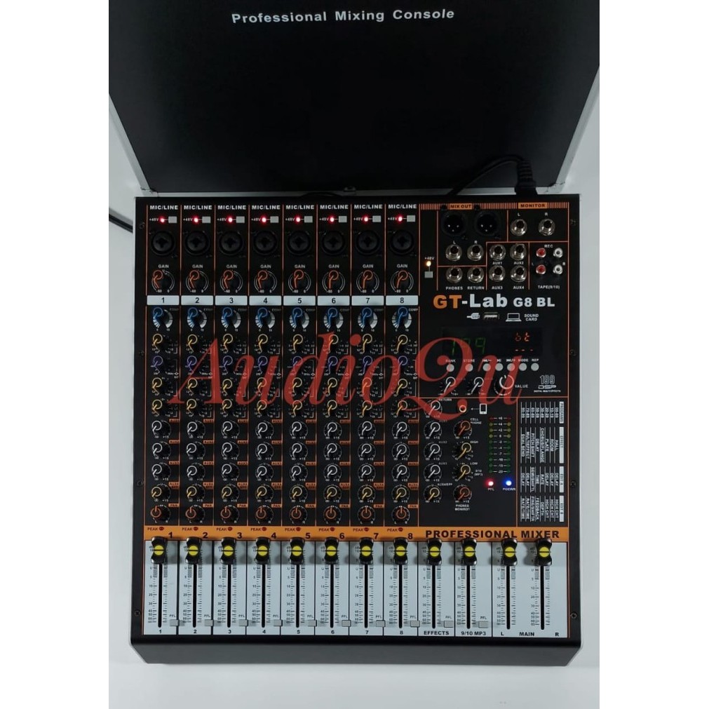Mixer Audio GT LAB G8BL / GT LAB G8 BL By RDW 8 Channel Original