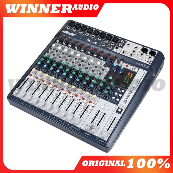 MIXER AUDIO SOUNDCRAFT SIGNATURE 12 CHANNEL ORIGINAL