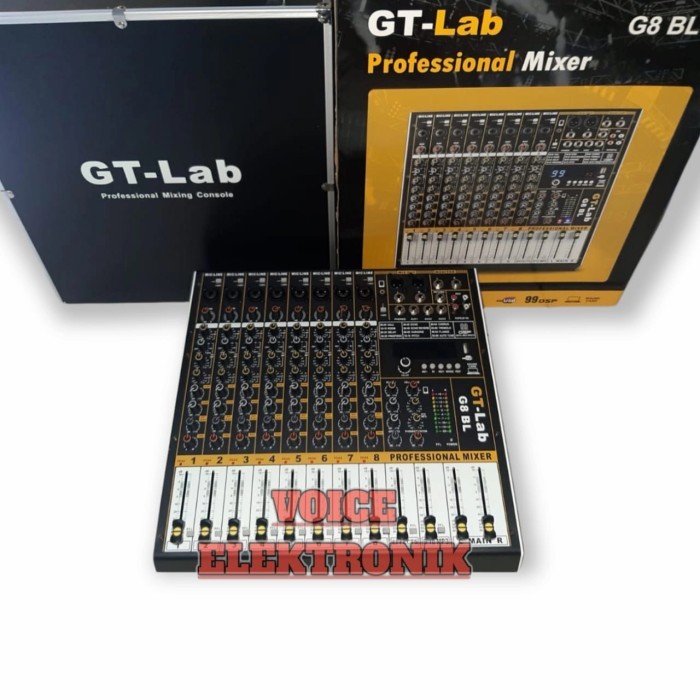Mixer GT LAB 8 Bluetooth Free Hardcase By RDW