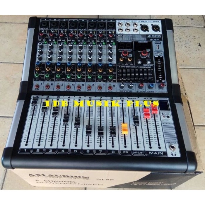 Power Mixer 8 Channel Axl Audion Gl8P Gl 8P Gl 8 P Original