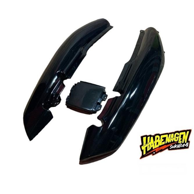 Promo Cover Kaper Bodi Body Belakang Honda Tiger 2000 Lawas Tilas Tilas Warna Hitam Kanan Kiri Set S