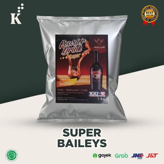 

BIG SALE BUBUK MINUMAN BUBBLE POWDER DRINK SUPER BAILEYS ORIGINAL JAVALAND 1 KG !!!!!