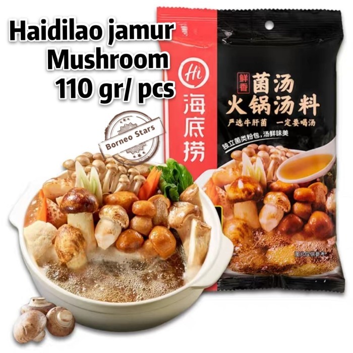 

Ready Haidilao Bumbu Shabu 110 Gram /Mushroom Hotpot Jamur