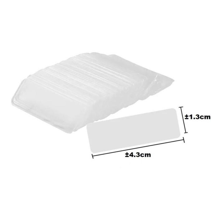 

[Per Pcs] Claiydream Sticker Double Tape Gel 2 Sisi 1 Box Isi 60Pcs Bening