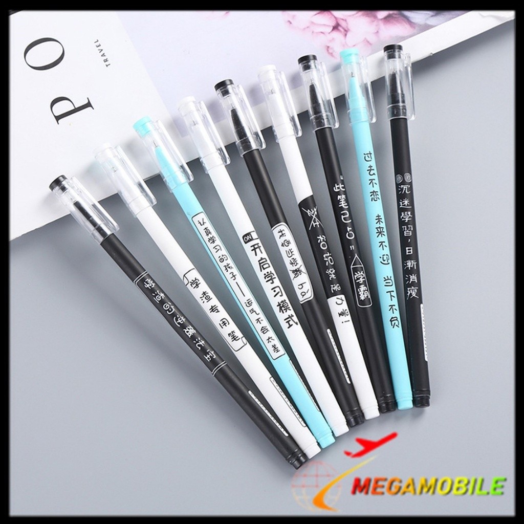 

BELANJA MM - PULPEN AKSEN JAPANSES ALAT TULIS KERJA PEN TINTA GEL MEKANIK UJUNG LANCIP PENA GEL