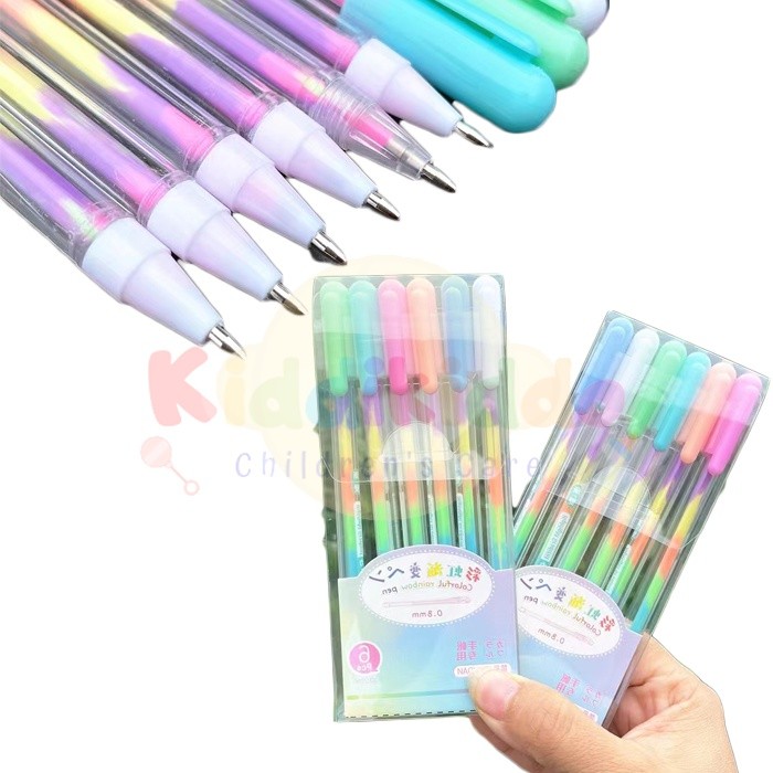 

HARGA PROMO KIDDIKIDDO PENA GLITER WARNA RAINBOW / BOLPEN JEL PELANGI / DRAWING PEN WARNA BLINK