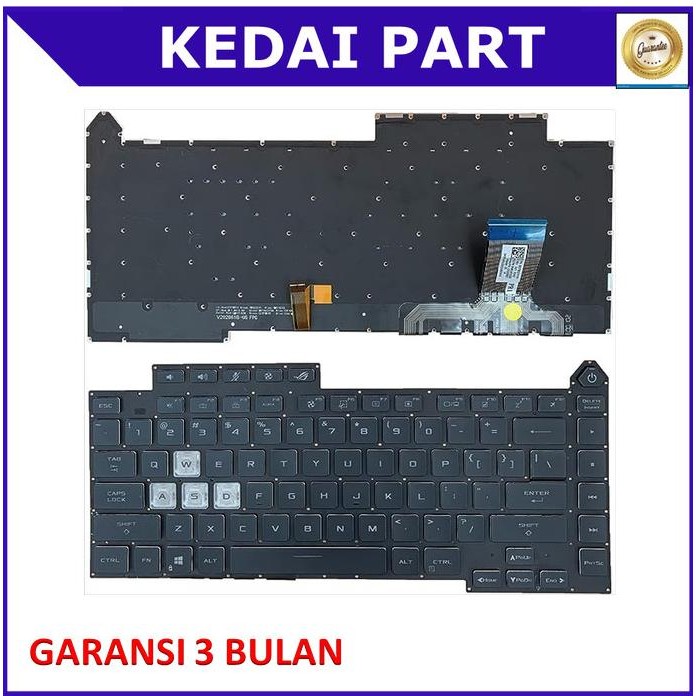 Ready Stock Keyboard Asus Rog Strix G15 G513 G513Qc G513Qe G513Qm Backlight