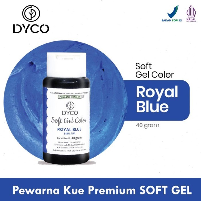 

Pewarna Makanan Kue DYCO Soft Gel Paste Concentrated 40 Gr
