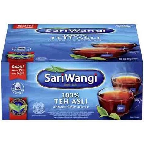 

READY STOCK SARIWANGI ASLI TEA BAG 100 (X3) FREE GELAS FREEMIR !!!!!