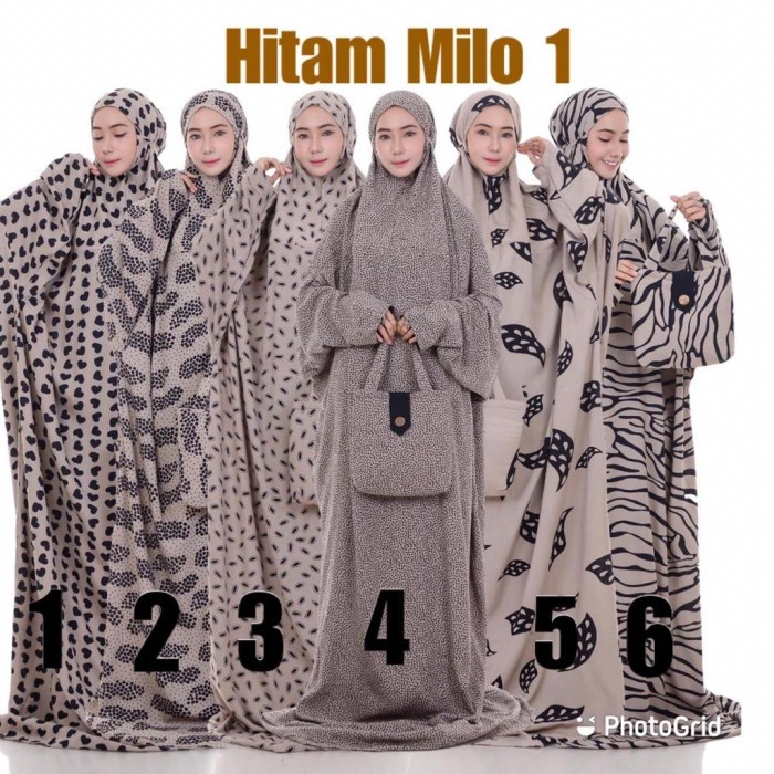 DISKON mukena terusan Hadramaut milo