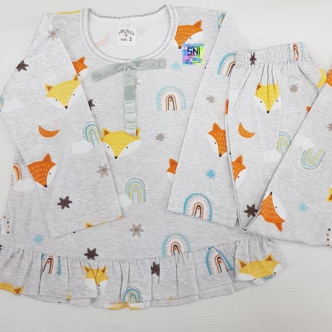 piyama anak perempuan - Cherry house Piyama 2thn  hfs