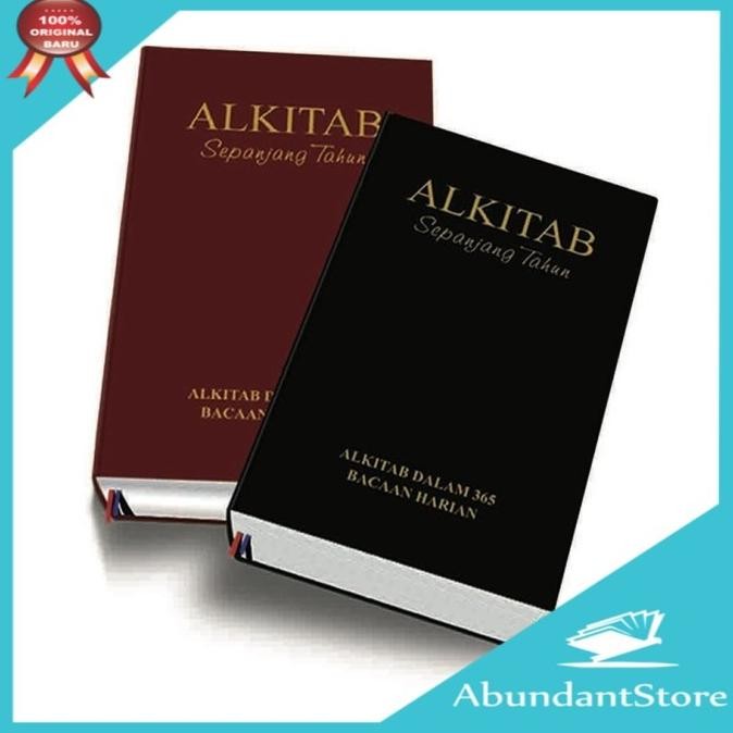 

Terlaris Alkitab Sepanjang Tahun - Alkitab Dalam 365 Bacaan Harian Ready Stok