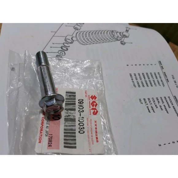 baut monoshock Suzuki TS125 original baut mono TS 125 baut monoshock TS125 baud monoshok baud monosh