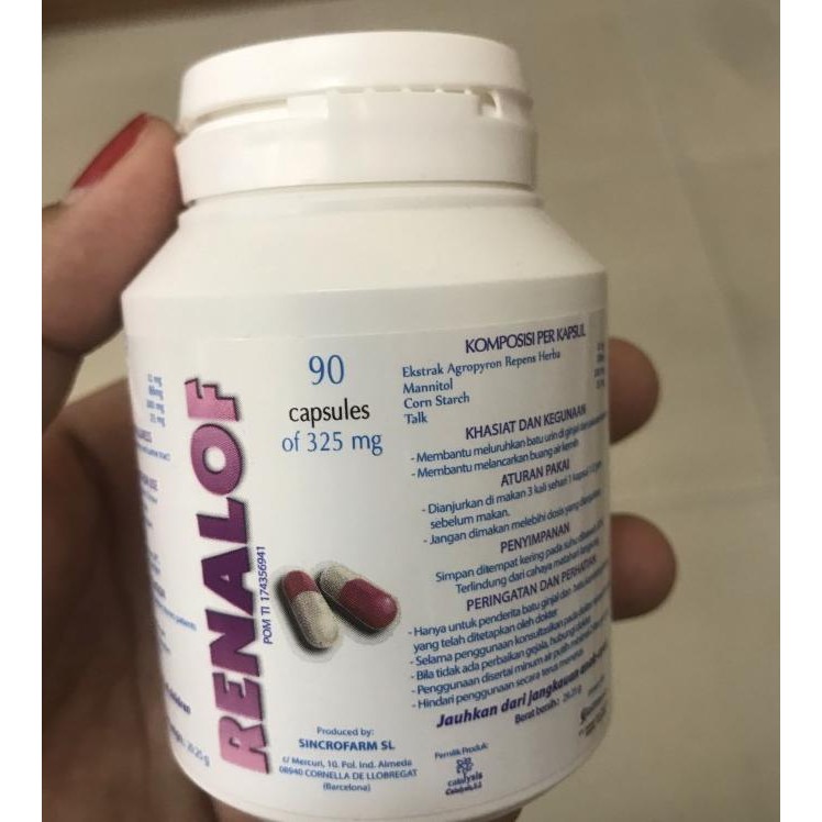 obat batu ginjal renalof/10 capsul