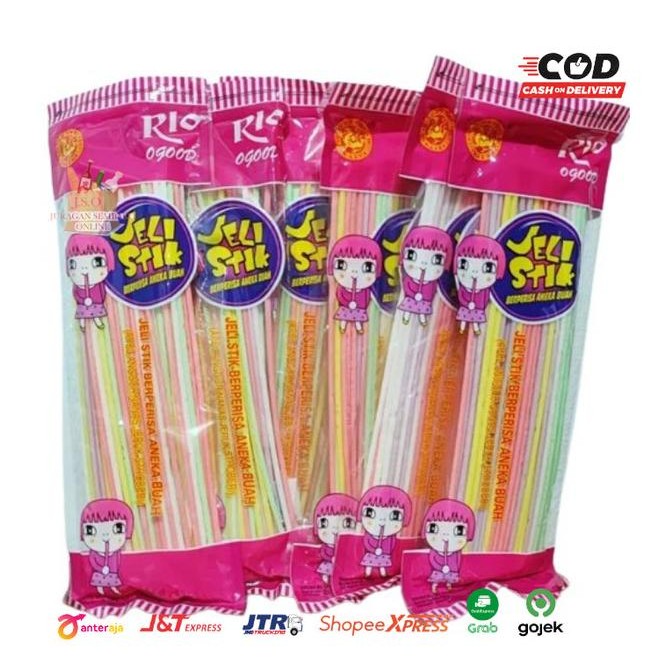 

Permen Jeli Stik JUMBO Aneka Rasa Buah Jelly Stick Permen