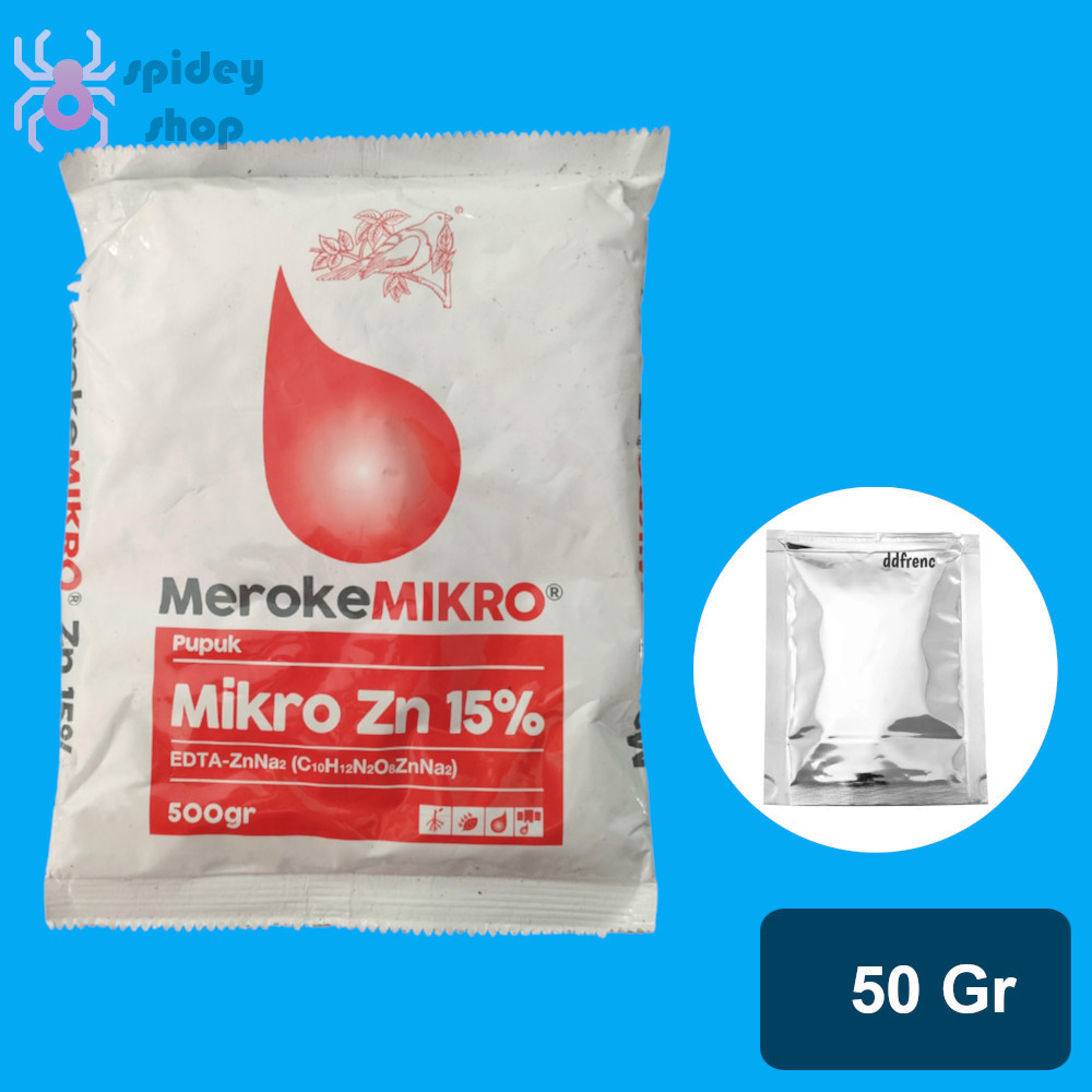 Meroke Zn EDTA 50 Gram Pupuk Mikro