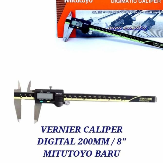 Vernier Caliper Digital Mitutoyo 200mm.Sigmat Digital 8" MITUTOYO 8in