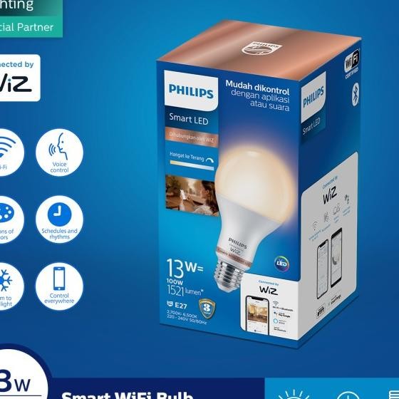 Philips Lampu Smart Wifi Led 13W With Bluetooth - Tunable White