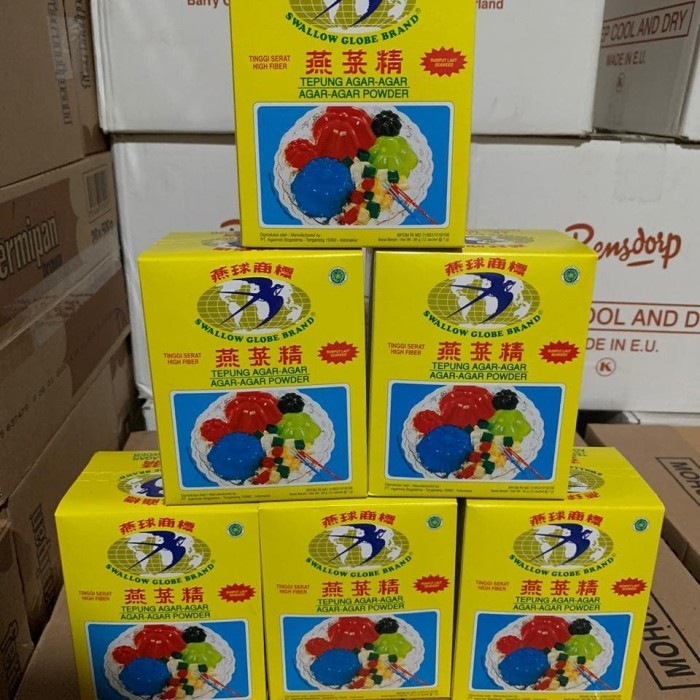 

Agar Agar Swallow Plain 1 Box isi 12 Sachet
