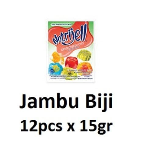 

Nutrijell Jambu Biji 15gr pak isi 12pcs