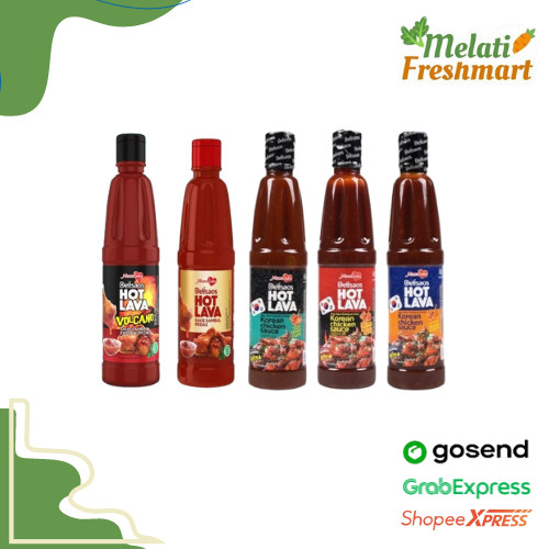 

Mama Suka Delisaos Hot Lava, Volcano, Korean Sauce 210ml - Melati Freshmart