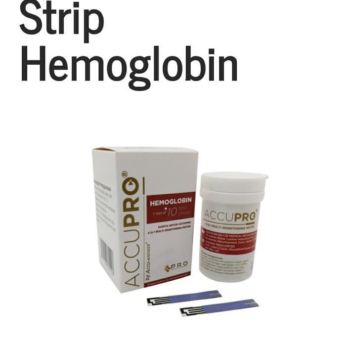 Strip Hb Accupro / Accupro Hemoglobin / Isi Ulang Hb Accupro