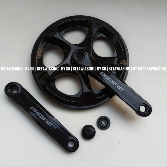 Ready Crank PACIFIC 52T Crank Single Speed Crank Sepeda Minion Crank Seli