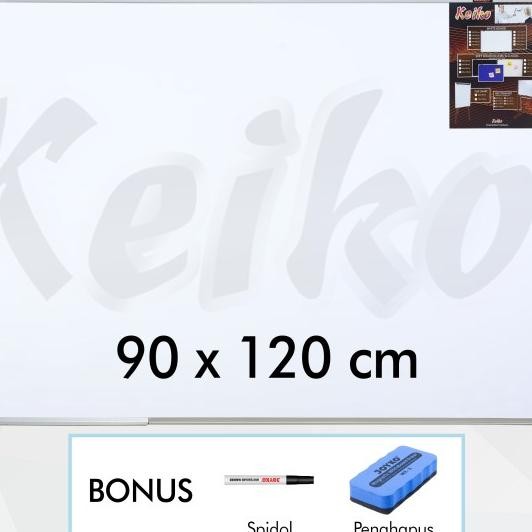 

Papan Tulis Whiteboard Gantung Single Face Keiko 90 X 120 Cm