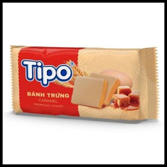 

[60Gr] Tipo Banh Trung Caramel Cream Egg Cookies - Biskuit Karamel