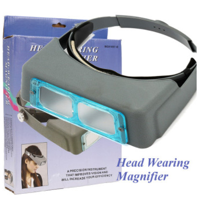 

Ready Head Band Magnifier Optivisor Kacamata Pembesar 4 Kaca Pengganti