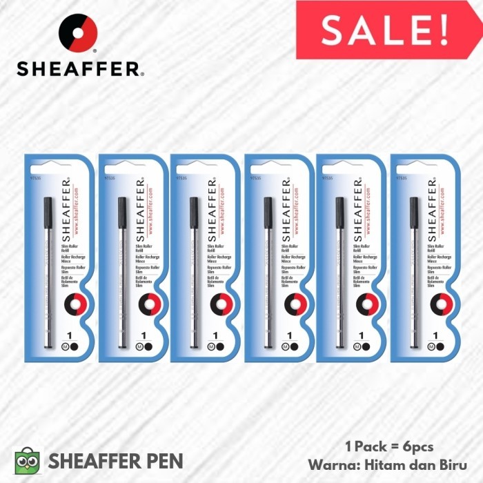 

Ready Sheaffer Slim Rollerball Refill Black/Blue Medium