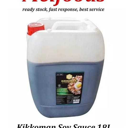 

Kikkoman All Purpose Soy Sauce Halal 18L Kecap Asin Khas Jepang