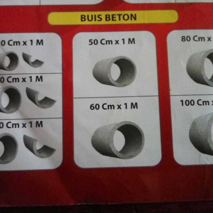 Buis Beton / Gorong Gorong Diameter 20Cm Kode Produk 55459