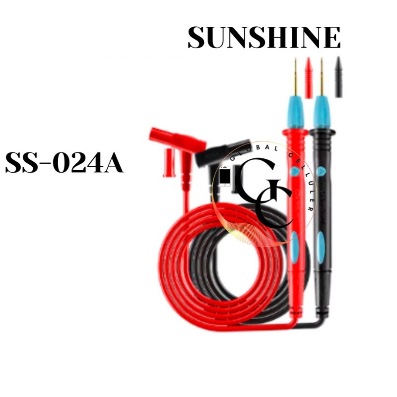 Kabel Multi Tester Sunshine SS-024A Original (Jarum Emas Stainless Steel)
