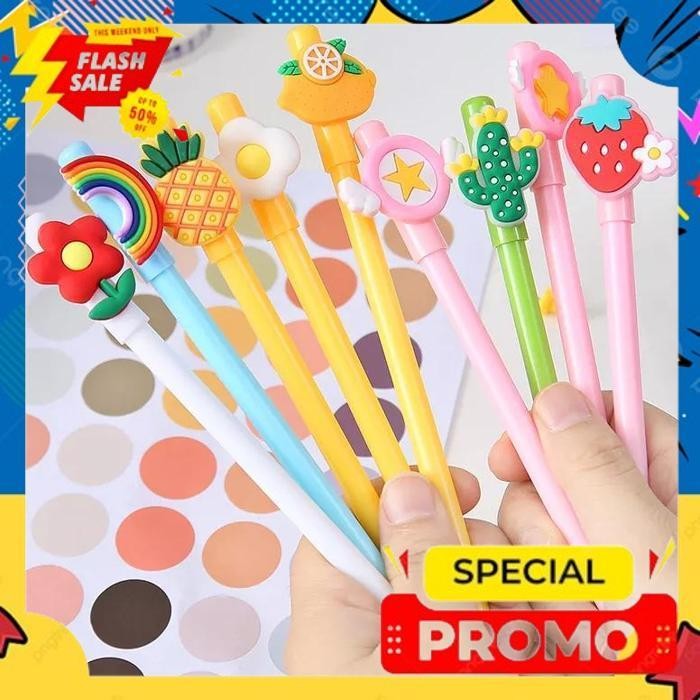 

TODAY PPI-01 PULPEN GEL KARAKTER BUAH PEN PULPEN TINTA FURUBA
