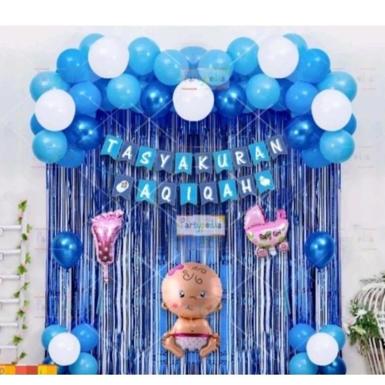 Special Sale Paket Dekorasi Tasyakuran Aqiqah Boy Dan Girl/Dekorasi Aqiqah Anak He13