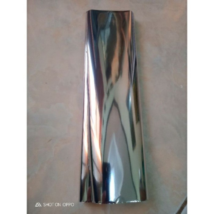 10 METER PRADA FOIL GOLD SILVER EMAS PERAK PLASTIK WESSLER PEWARNA KAL