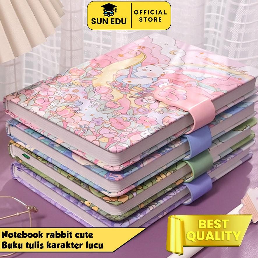 

Flase Sale Notebook Rabbit Cute/ Buku Tulis Karakter Lucu/ Buku Catatan Jurnal Diary Ad-56