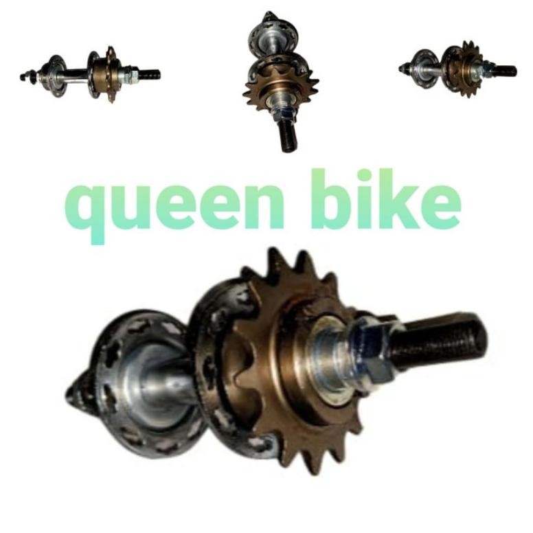 Super Seller Hub Bos Belakang Sepeda Pelayaran 36H + Gir Ger Freewheel Sproket 14T Platinum Ter-98