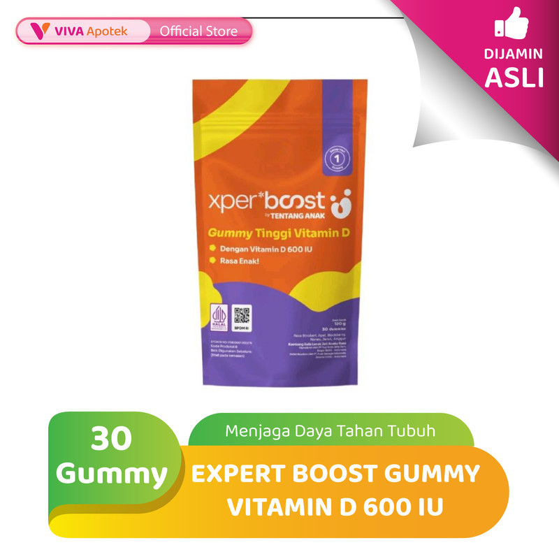Expert Boost Gummy Vitamin D 600 IU (Pack 30 Gummy)