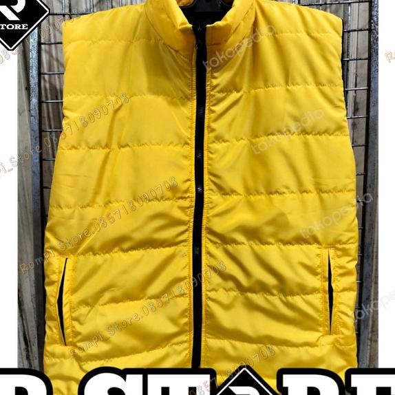Rompi Golkar/Rompi Polos Seragaman/Rompi Vest Partai Kuning