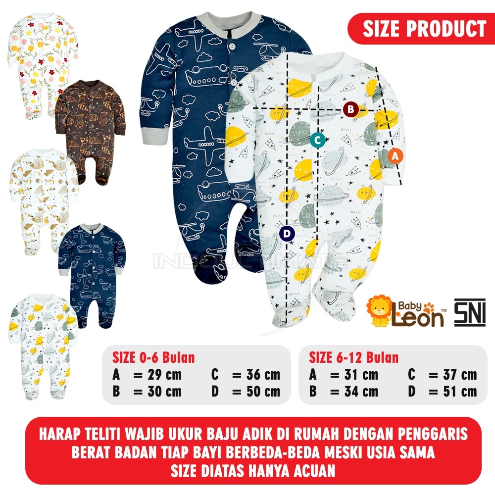 PROMO TERBARU JUMPSUIT BAYI KAKI TUTUP LENGAN PANJANG JUMPER BAYI LAKI-LAKI NEWBORN BARU LAHIR