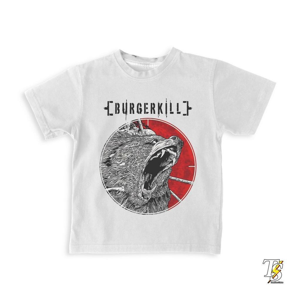 Kaos Musik Anak Burgerkill Baju Band Bootleg Premium White