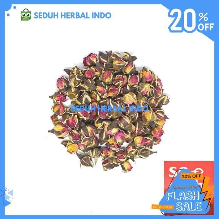 

TEH BUNGA MAWAR EMAS / GOLDEN EDGE ROSE BUD TEA 10 GRAM TERBAIK