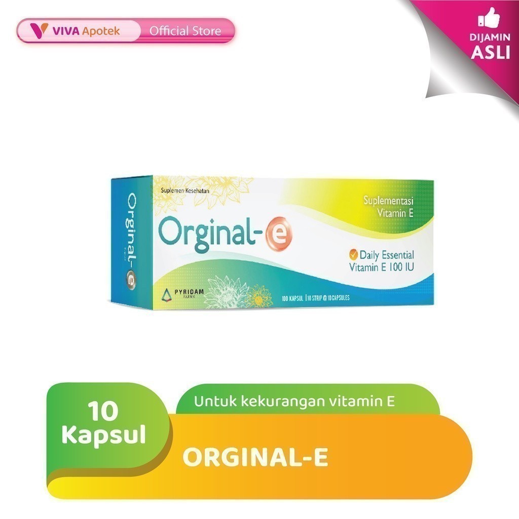 Orginal-E Memenuhi Kebutuhan Vitamin E (10 Kapsul)